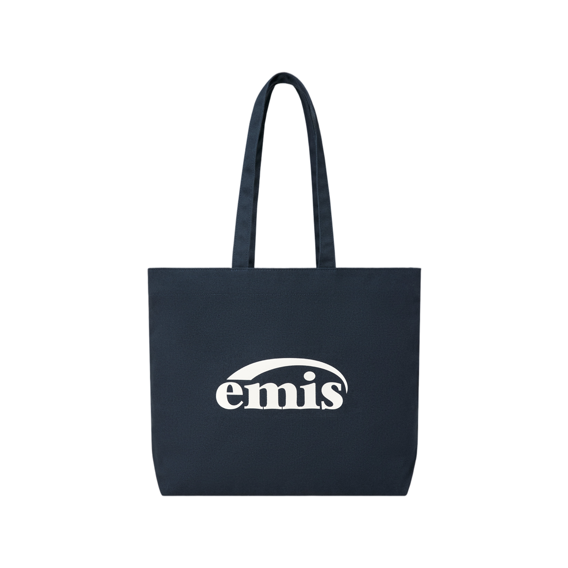 - Emis Logo Oxford Shoulder Bag Navy