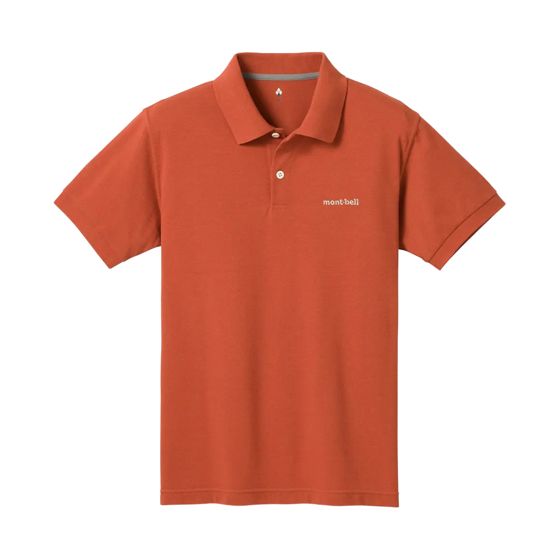 2104803 Montbell Core Spun Polo Shirt Orange