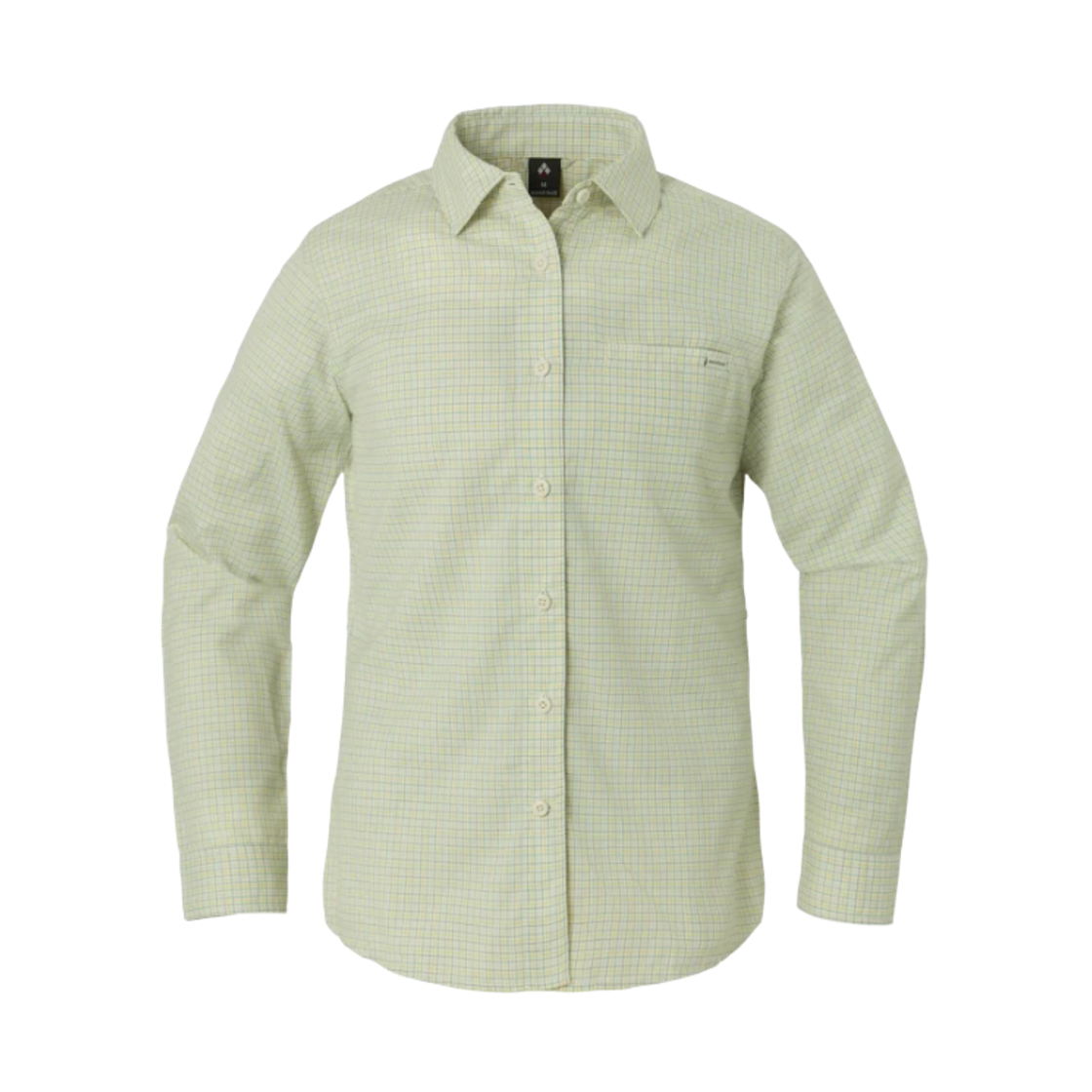 1114494 (W) Montbell Wickron Light Single Pocket Long Sleeve Shirt Ivory