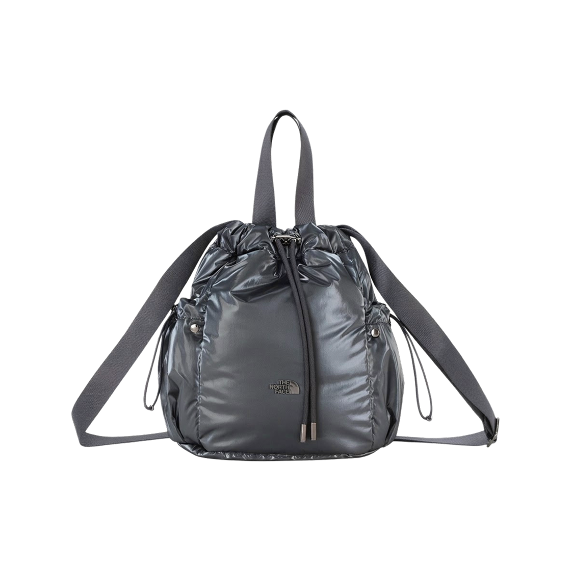 NN2PS56K The North Face White Label Bonney Bucket Bag Mini PD Silver Gray - 26FW