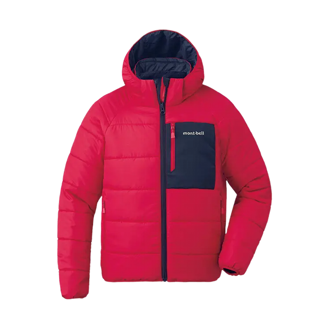 1101623 (Kids) Montbell Thermaland Parka Virtual Pink Dark Navy