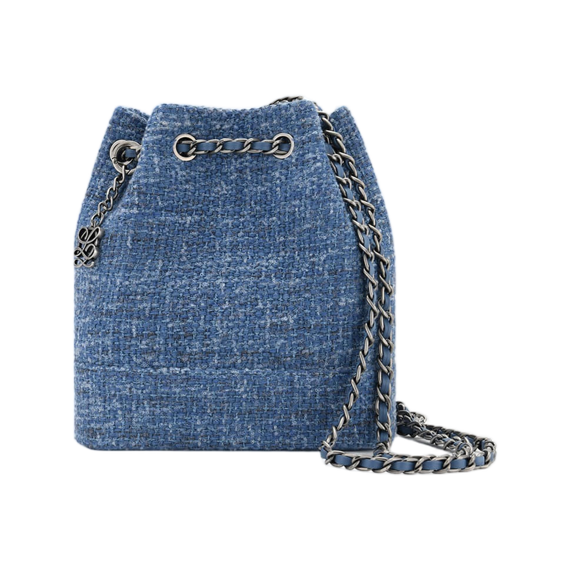 LLH61SD36FB2BU0301 Louis Quatorze Canele Bucket Chain Backpack Blue
