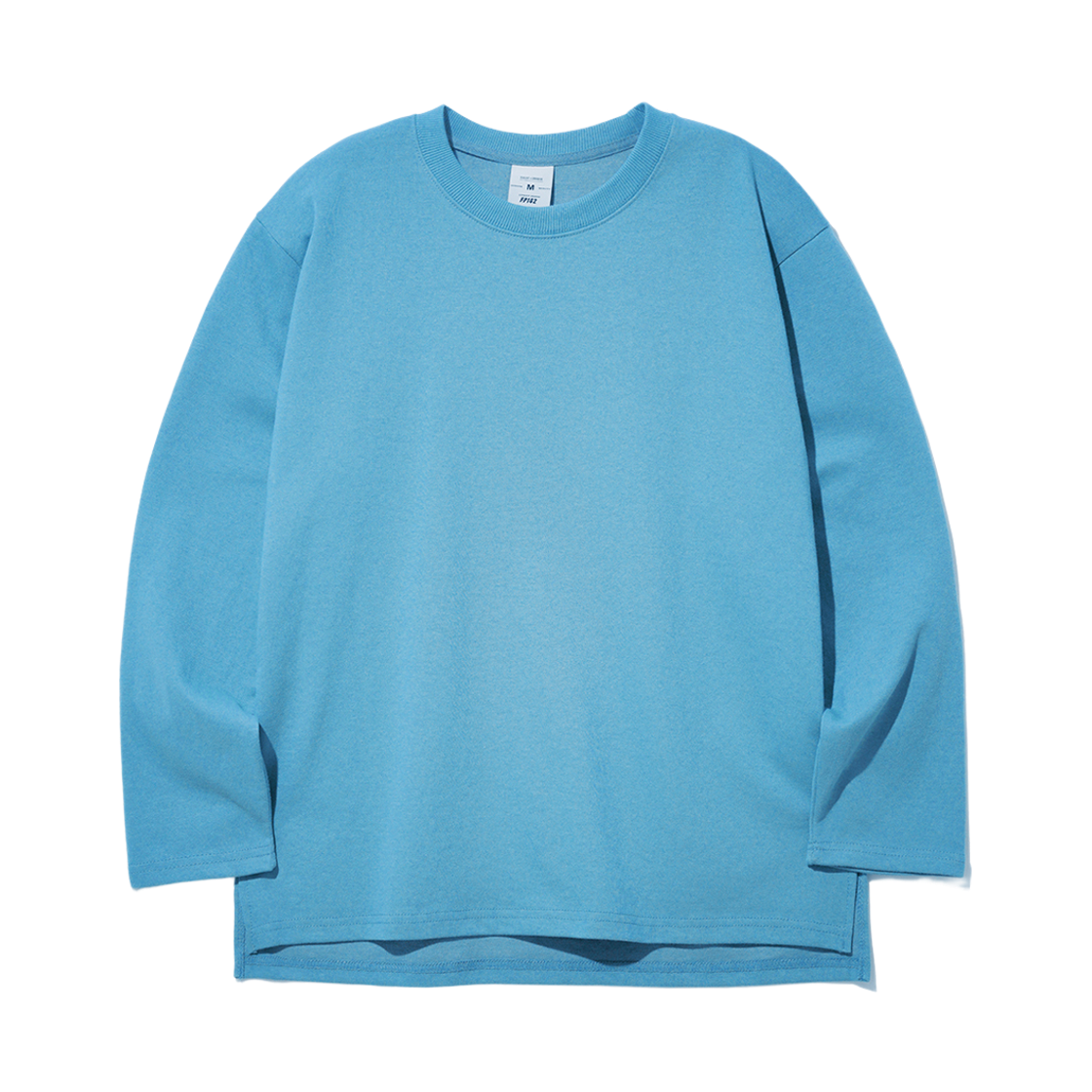 JHLT1273_skyblue_k FP142 Double Cotton Muji long Sleeve Sky Blue JHLT1273