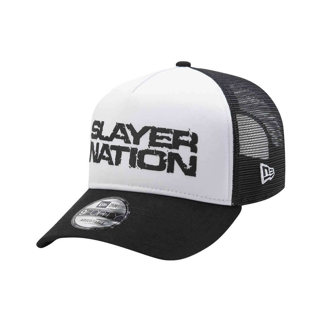 15356515 New Era x Slayer 9Forty A-Frame Trucker Ball Cap Black