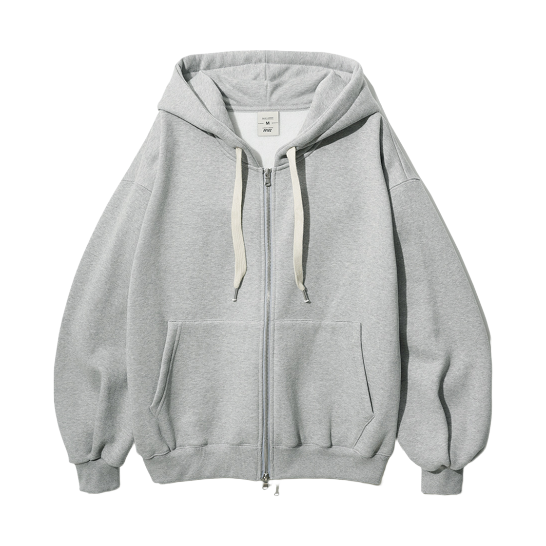 SJHD1327_gray_29 FP142 Youthful balloon hood zip-up gray SJHD1327