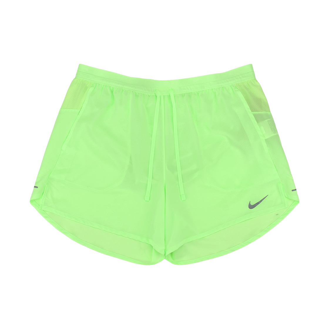 IF2039-377 Nike Stride Dri-Fit 5 Inch Brief Lined Running Shorts Lime Blast - Asia