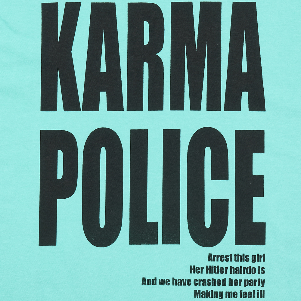 아모우 카르마 폴리스 레이어드 티셔츠 민트(AMOU Karma Police Layered T-Shirt Mint) - 4