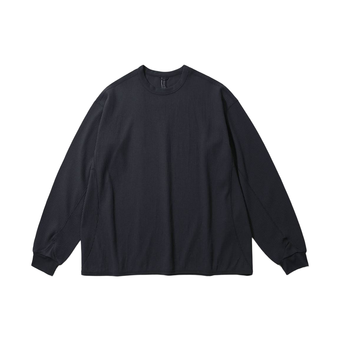 PMF026-03JL01 [AW26] moif Advanced Waffle L/S Tee / Charcoal