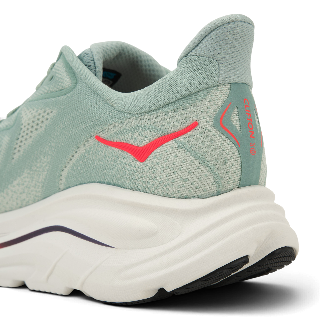 호카 클리프톤 10 세이지 네온 플레임 - 와이드(Hoka Clifton 10 Sage Neon Flame - Wide) - 8