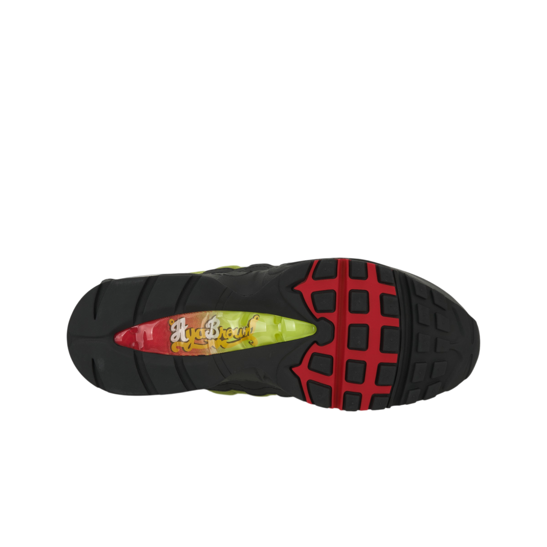 나이키 x 아야 브라운 에어맥스 95 빅 버블 아토믹 그린 앤 블랙(Nike x Aya Brown Air Max 95 Big Bubble Atomic Green and Black) - 2