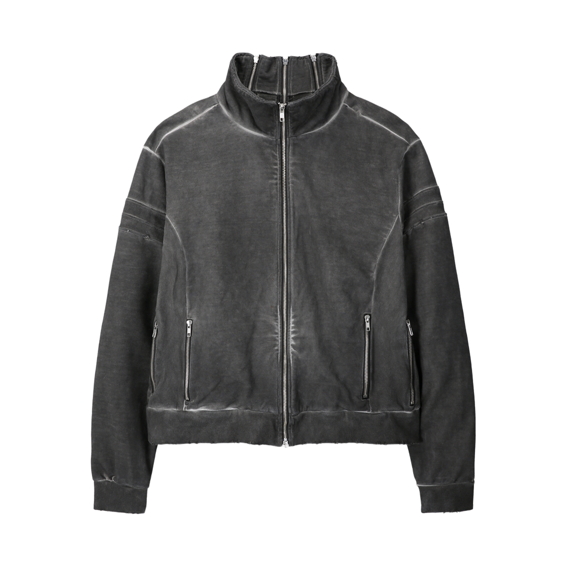 톤얼타이드 트리니티 집업 더티 그레이(Tornortied Trinity Zip-Up Dirty Gray)