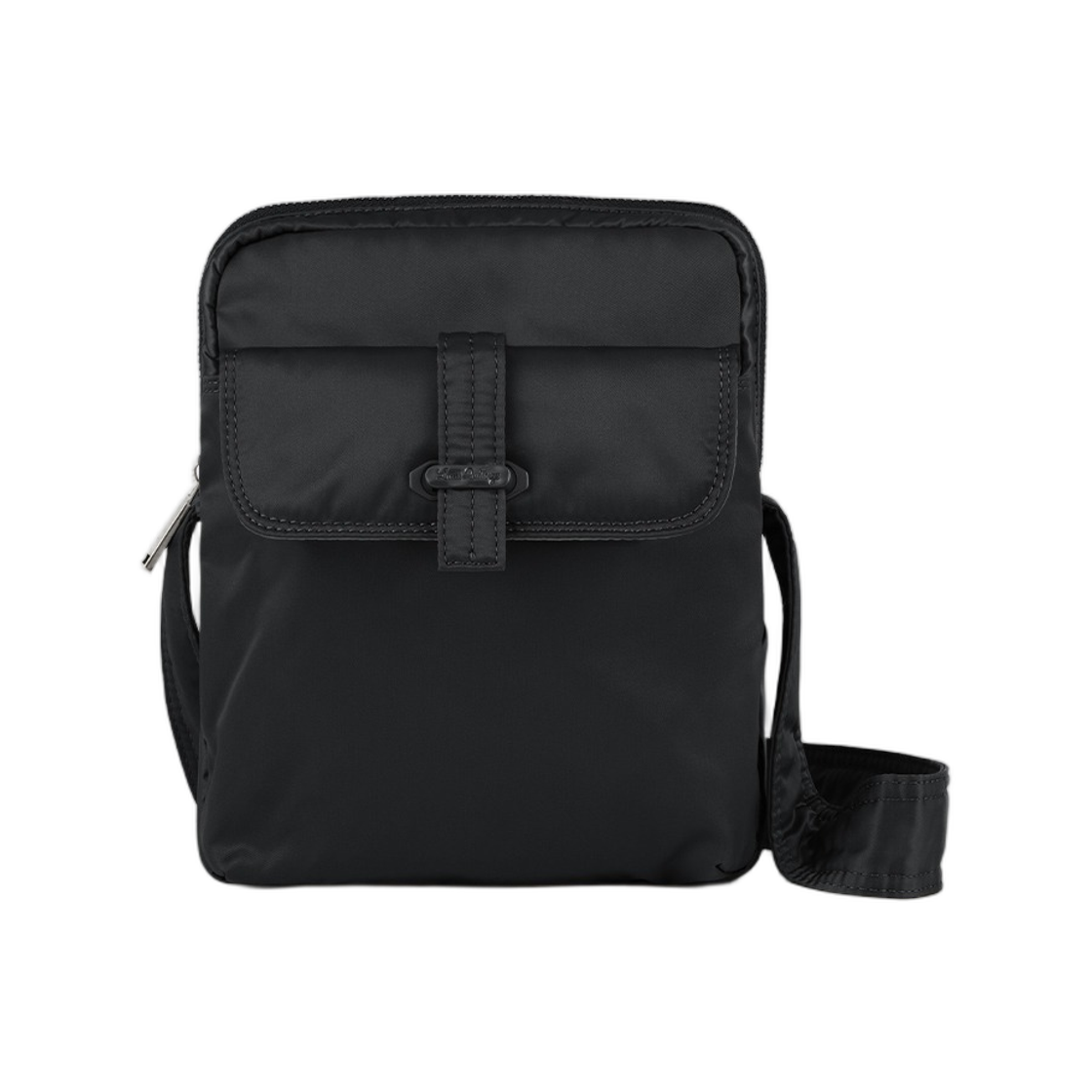 LVM61FM02MD2BL0330 Louis Quatorze New Heritage Nylon Messenger Bag Black