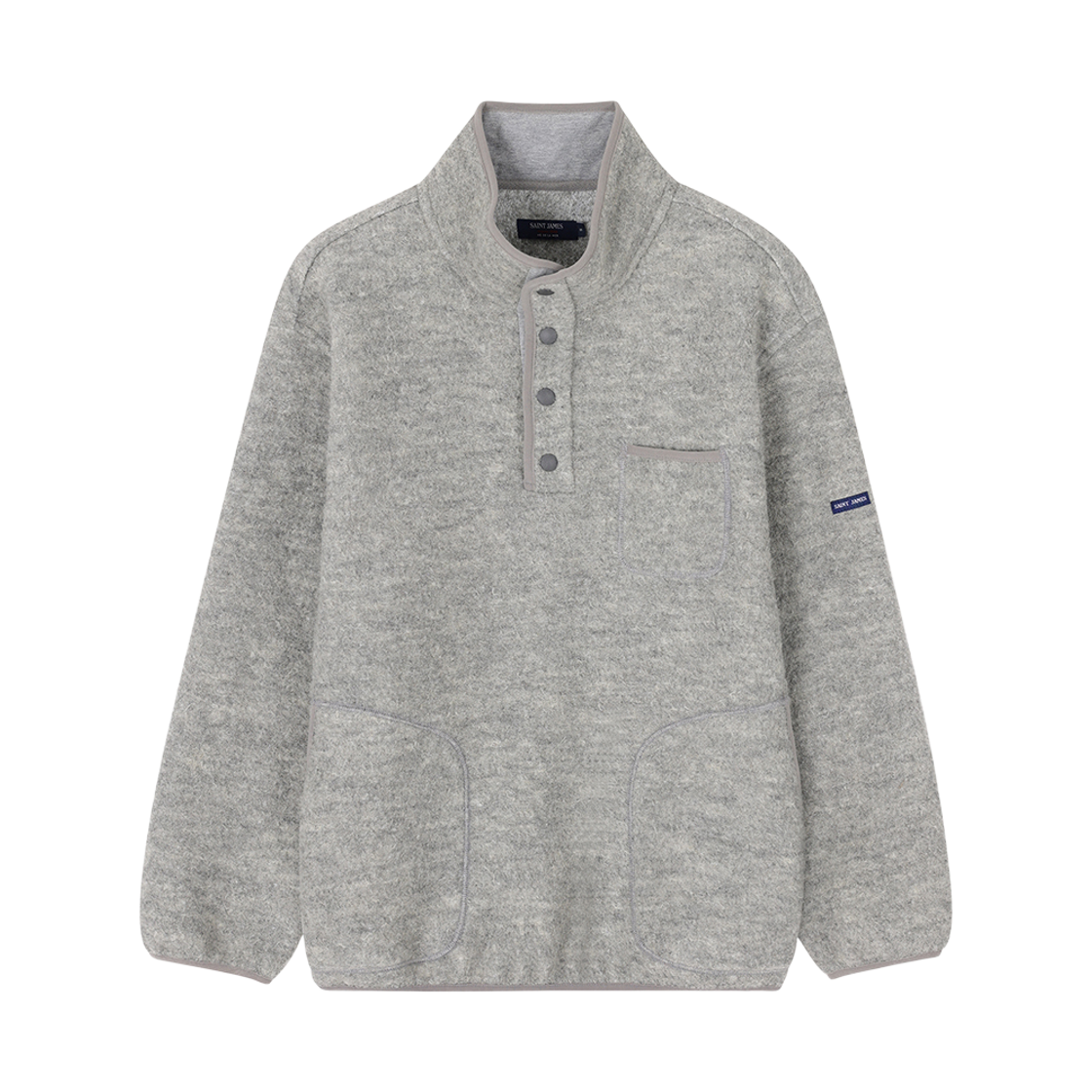 세인트제임스 봉봉 울 플리스 LGY ASJU2G3KR52-LGY(Saint James Bon Bon Wool Fleece LGY ASJU2G3KR52-LGY) - 1
