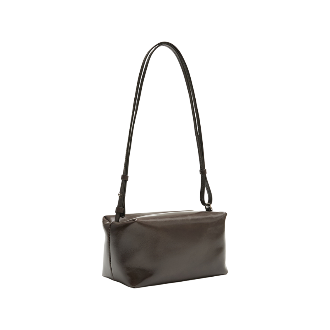 아모멘토 우먼 미니 쿠보 백 카키 브라운 - 26FW(Amomento Women Mini Cubo Bag Khaki Brown - 26FW) - 2