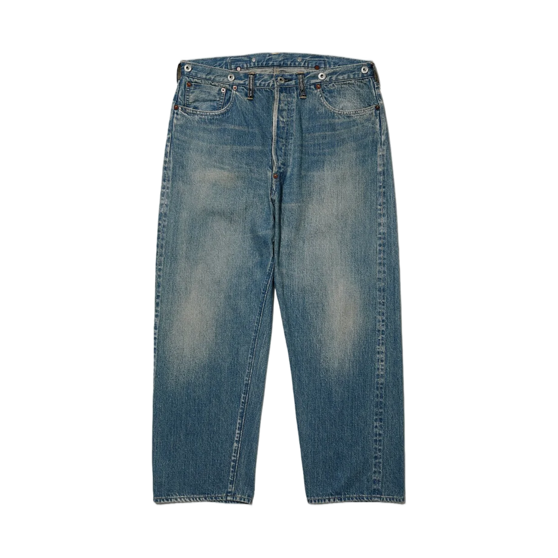 26AAP-04-29 A.Presse No.22 Washed Wide Denim Pants Indigo - 26FW