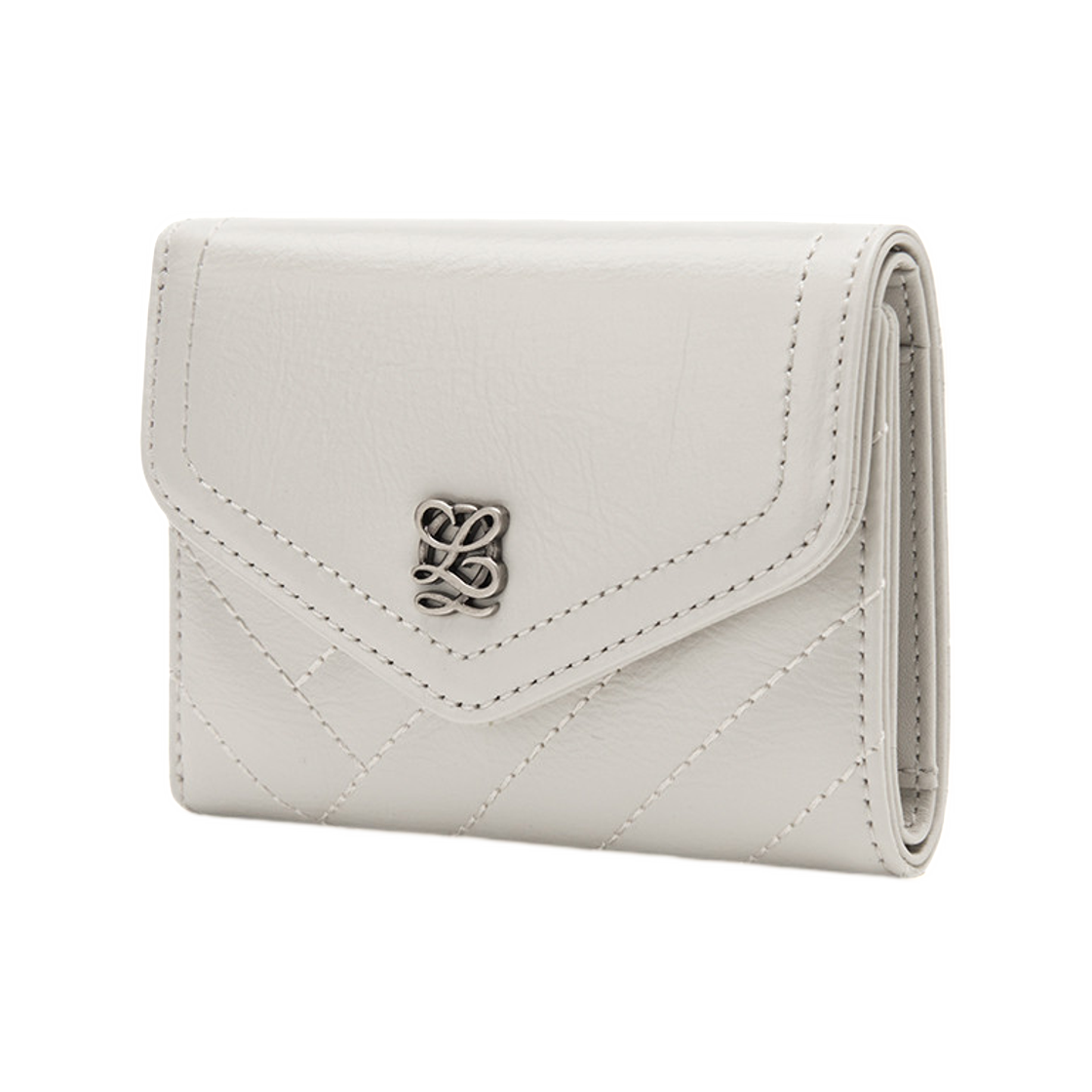 루이까또즈 엘퀄팅 월렛 아이보리(Louis Quatorze L-Quilting Wallet Ivory) - 2