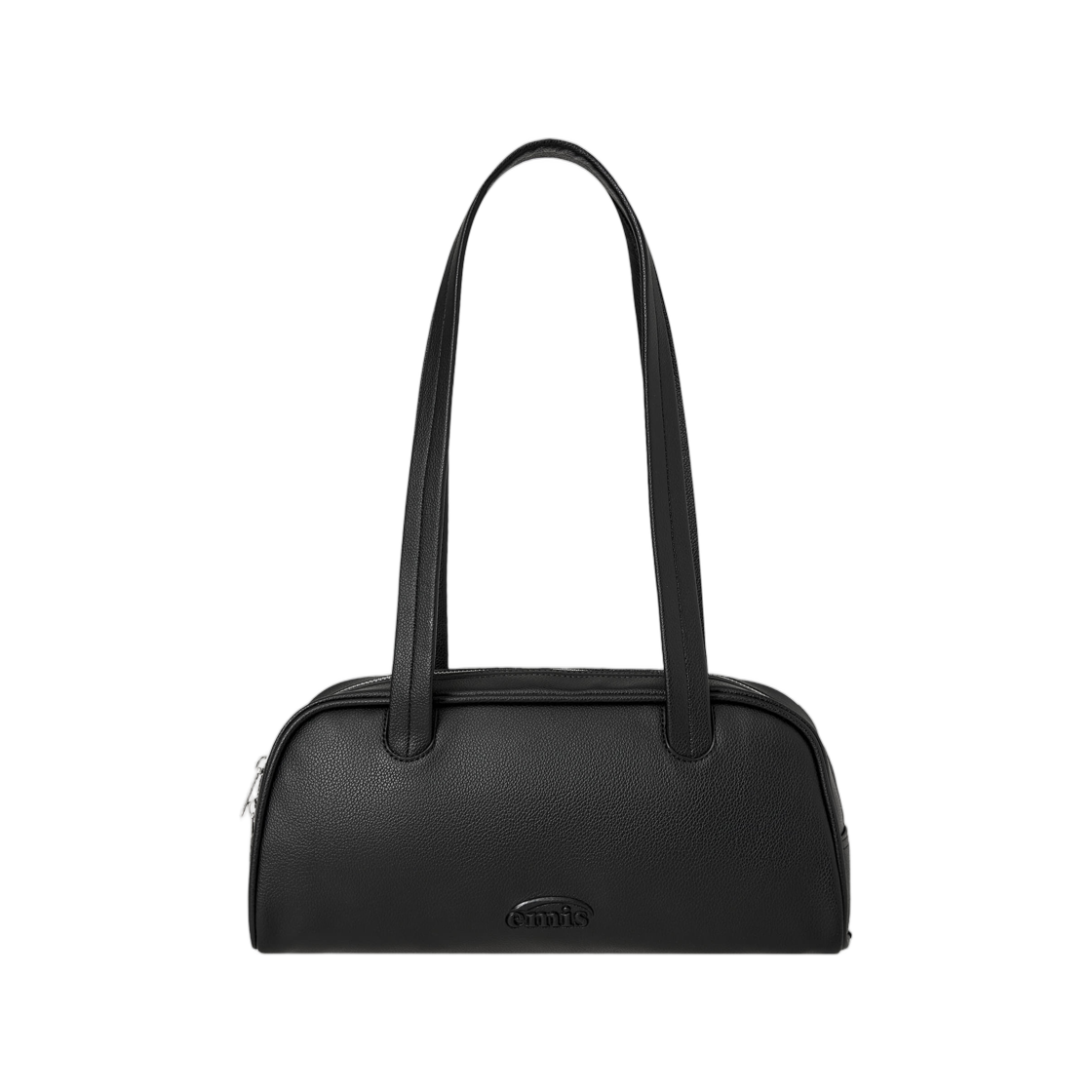- Emis Grain Long Handle Shoulder Bag Black