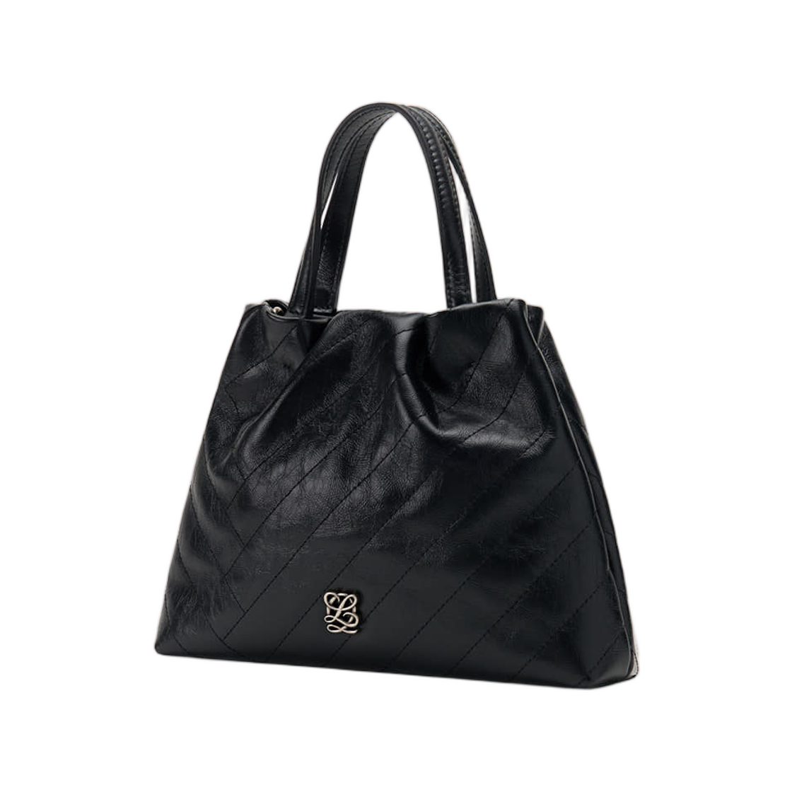 루이까또즈 엘퀄팅 숄더백 S 블랙(Louis Quatorze L-Quilting Shoulder Bag S Black) - 2