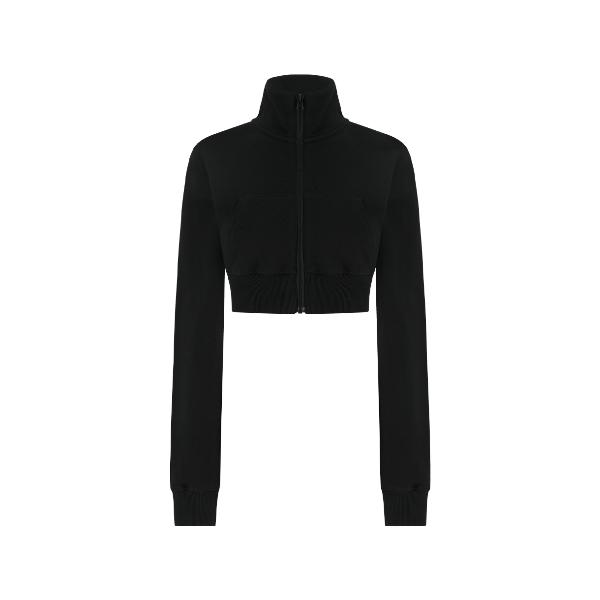 A1BE4N010501-BK The Innrs The Crop Zip-Up Track Jacket Black