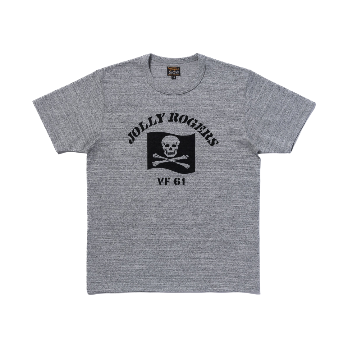 MC25006-020 The Real McCoy's VF61 Military T-Shirt Gray