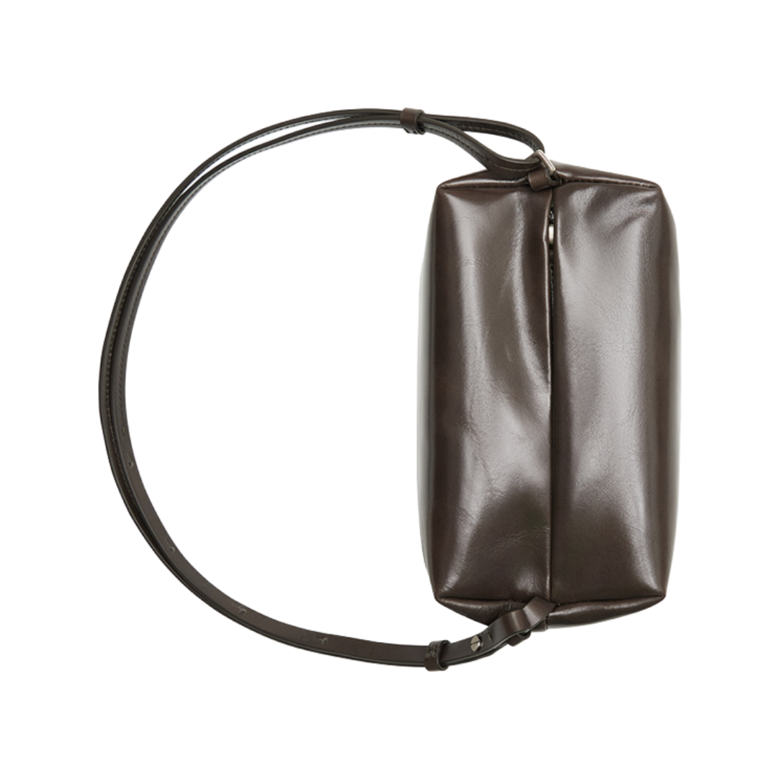 아모멘토 우먼 미니 쿠보 백 카키 브라운 - 26FW(Amomento Women Mini Cubo Bag Khaki Brown - 26FW) - 4