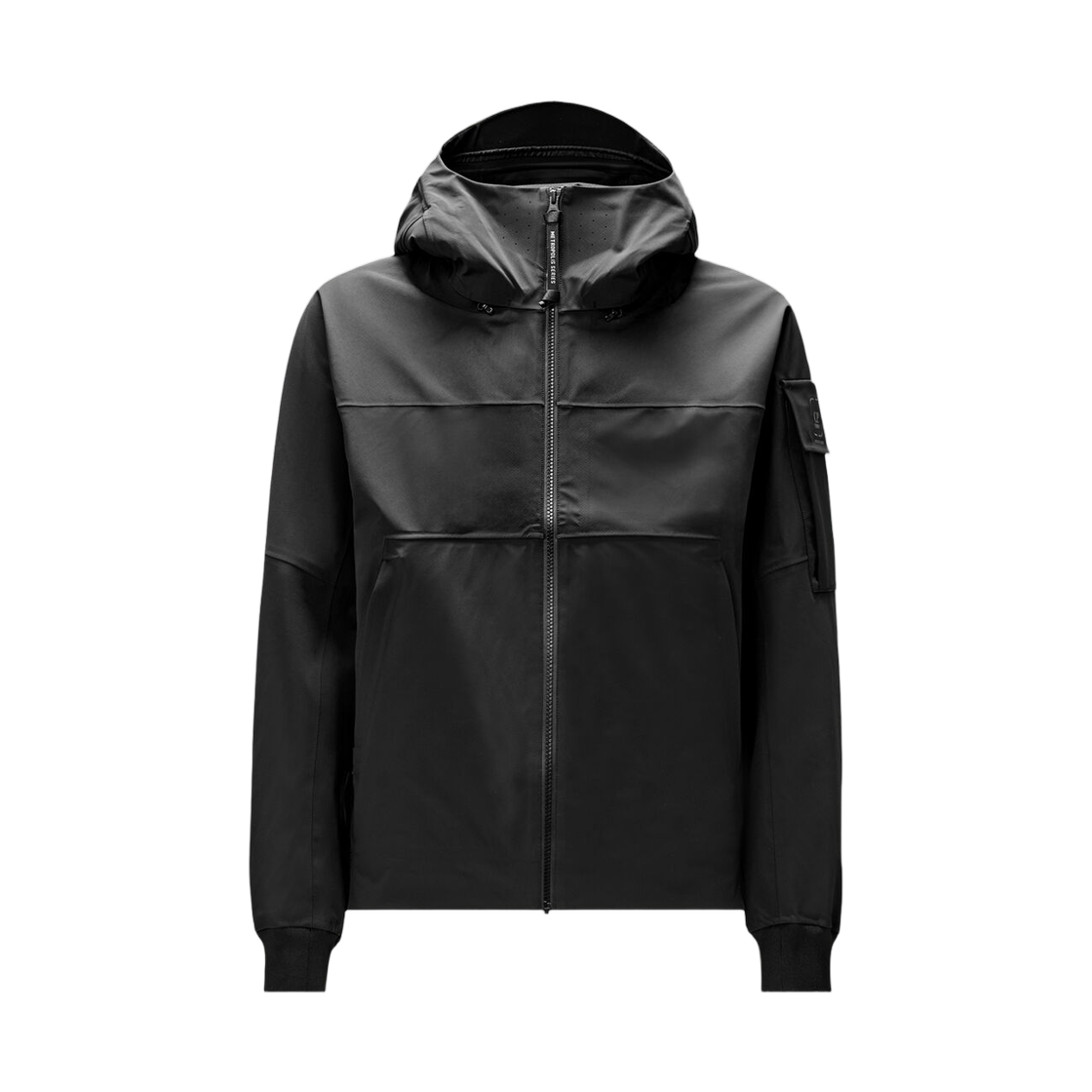 21CLOW024A006578A999 C.P. Company Metropolis Series Metroshell Hooded Jacket Black - 26FW