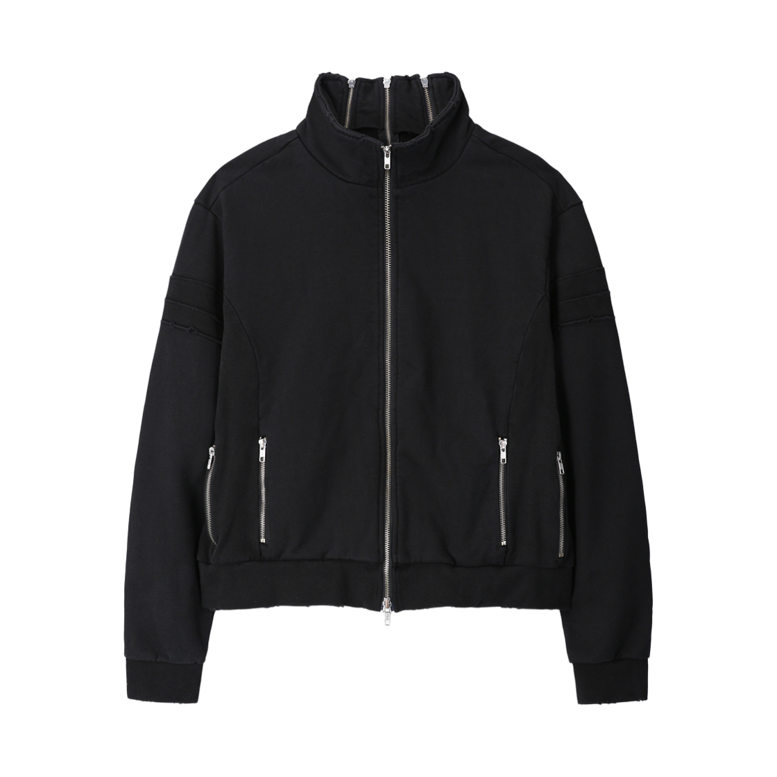 톤얼타이드 트리니티 집업 블랙(Tornortied Trinity Zip-Up Black)