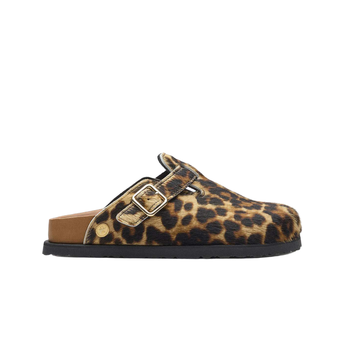 1031919 Birkenstock 1774 Boston Fur Classic Leopard - Narrow