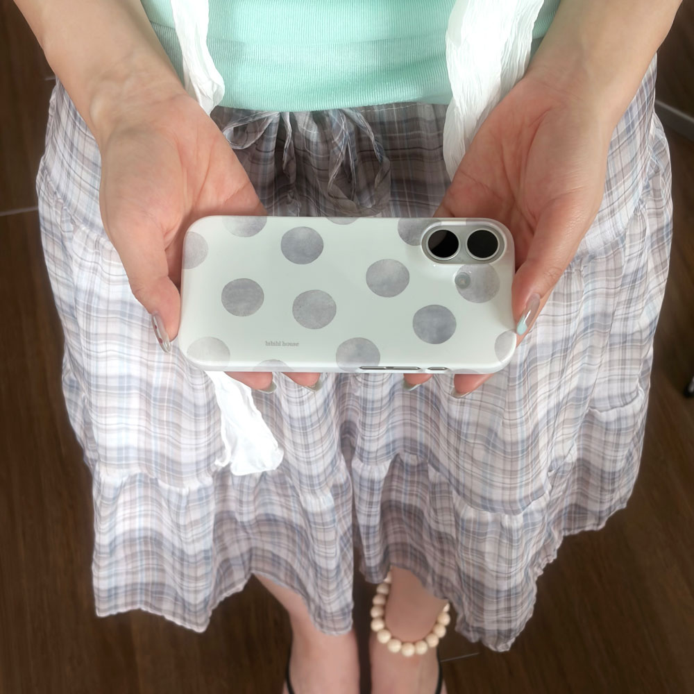 비비블 하우스 실버도트 폰케이스(BIBIBL HOUSE Silver Dots Phone Case) - 3