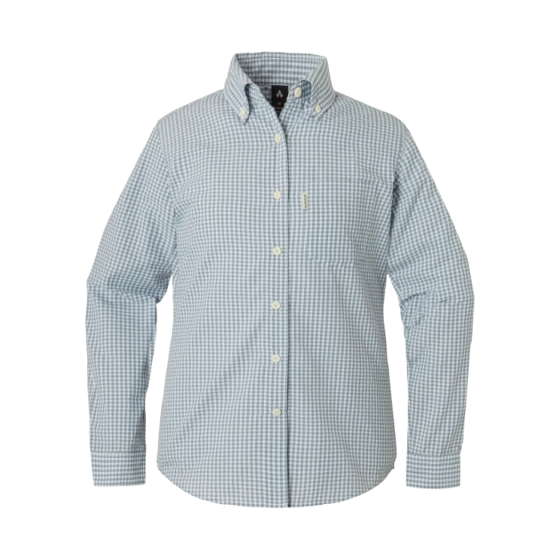 1114548 (W) Montbell Wickron Dry Touch Long Sleeve Shirt Light Gray