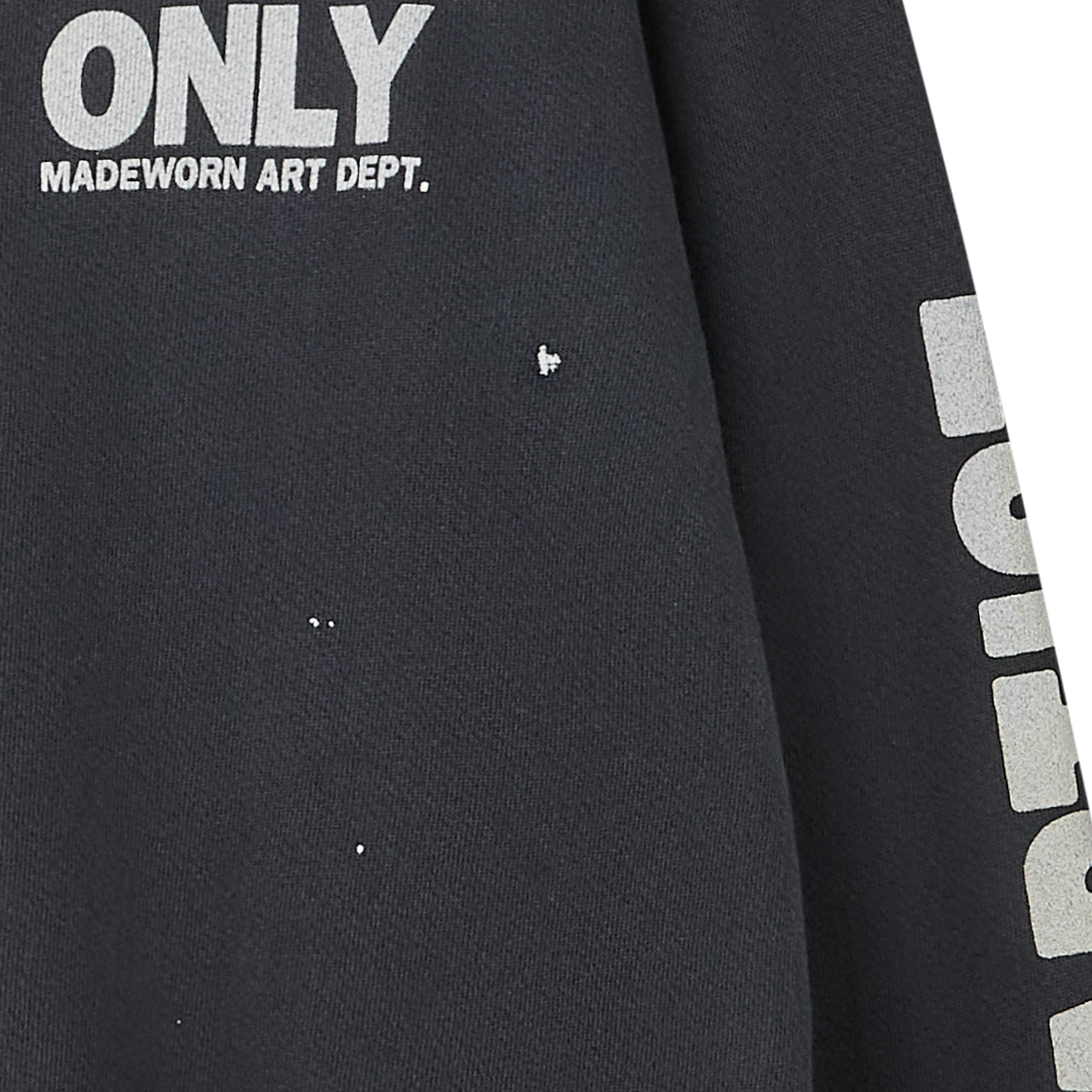 메이드원 프로모 집 후디 콜 - 26FW(MadeWorn Promo Zip Hoodie Coal - 26FW) - 4