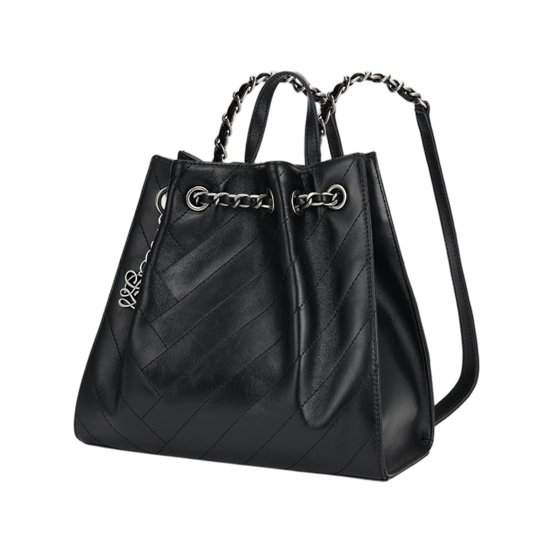 루이까또즈 엘퀄팅 백팩 블랙(Louis Quatorze L-Quilting Backpack Black) - 2