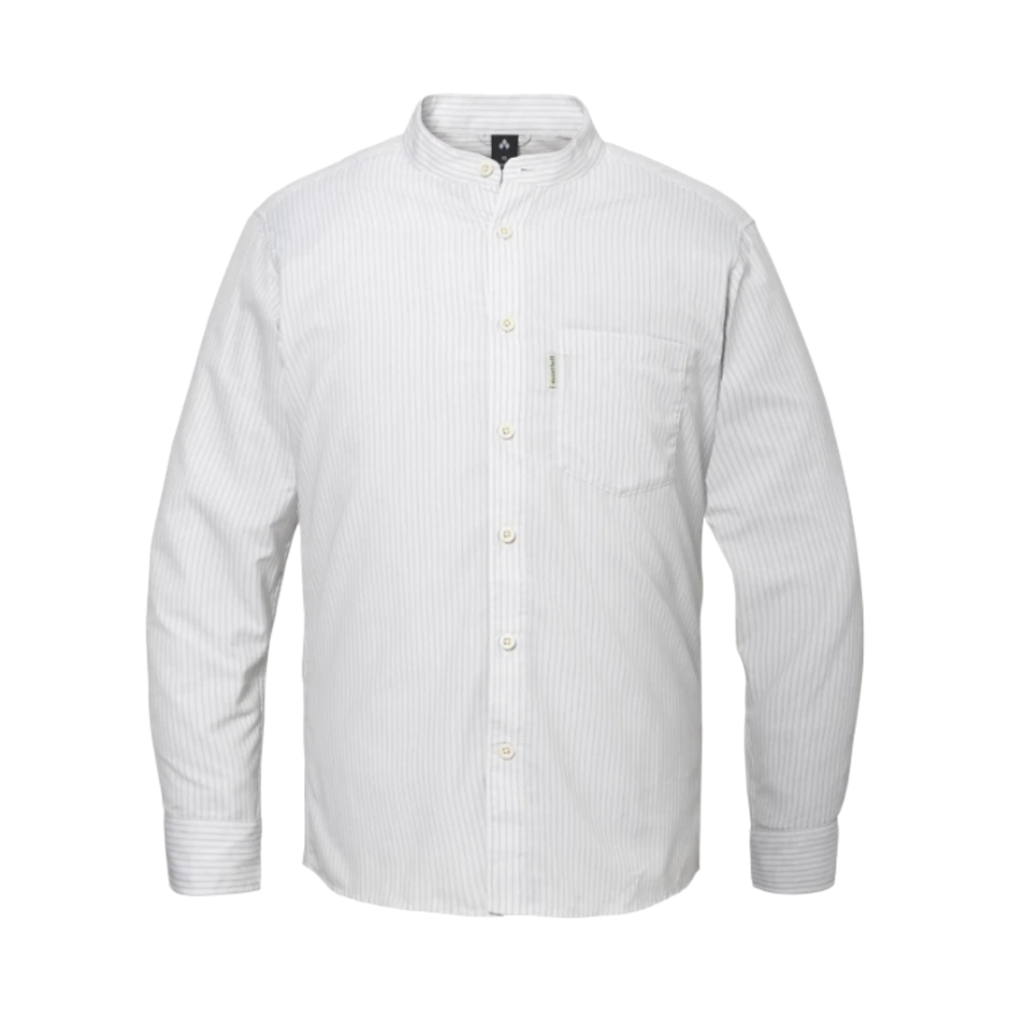1114670 Montbell Wickron Light Stand Collar Shirt Light Gray 25