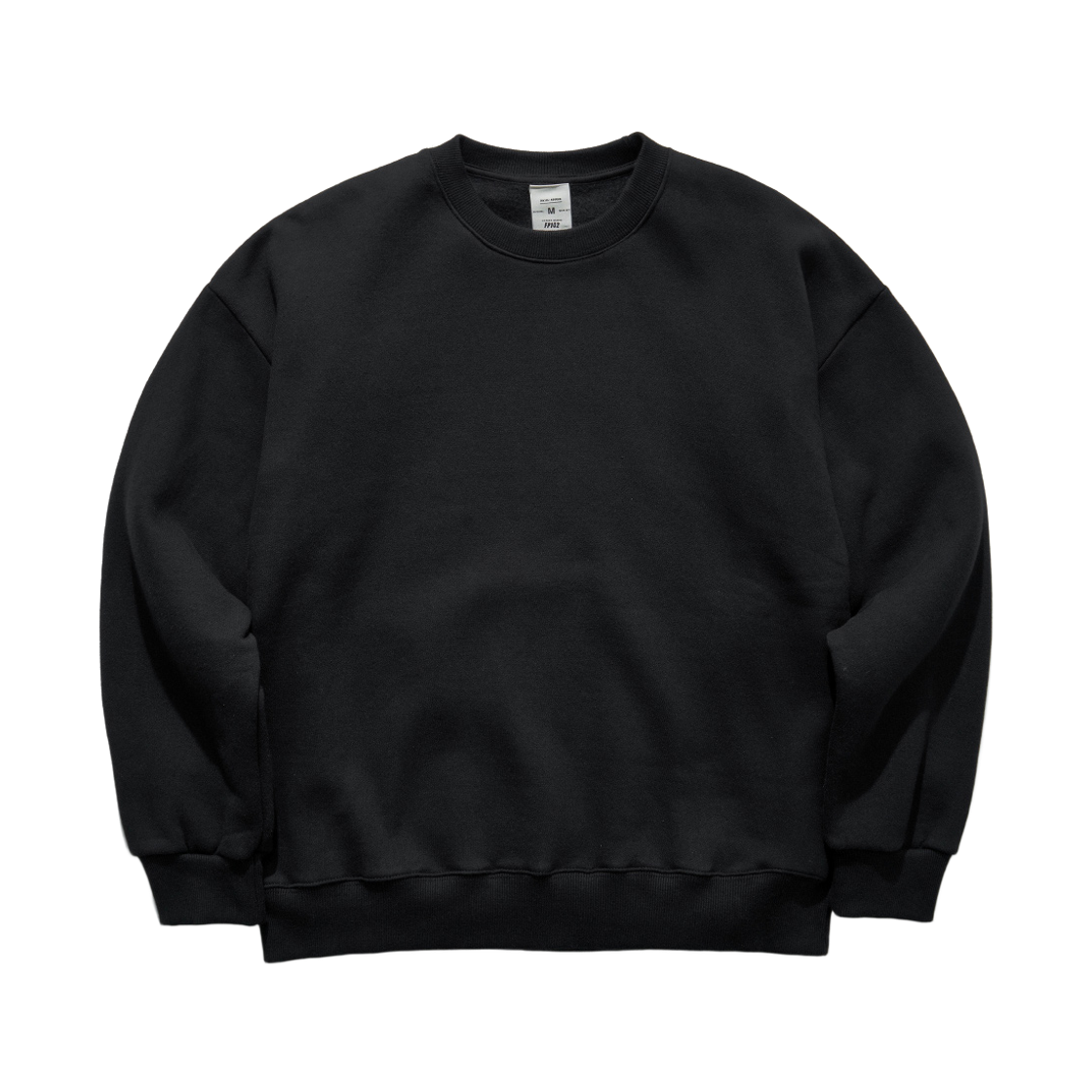 SJMT1281_black_k FP142 Essential Chain Sweatshirt Black SJMT1281