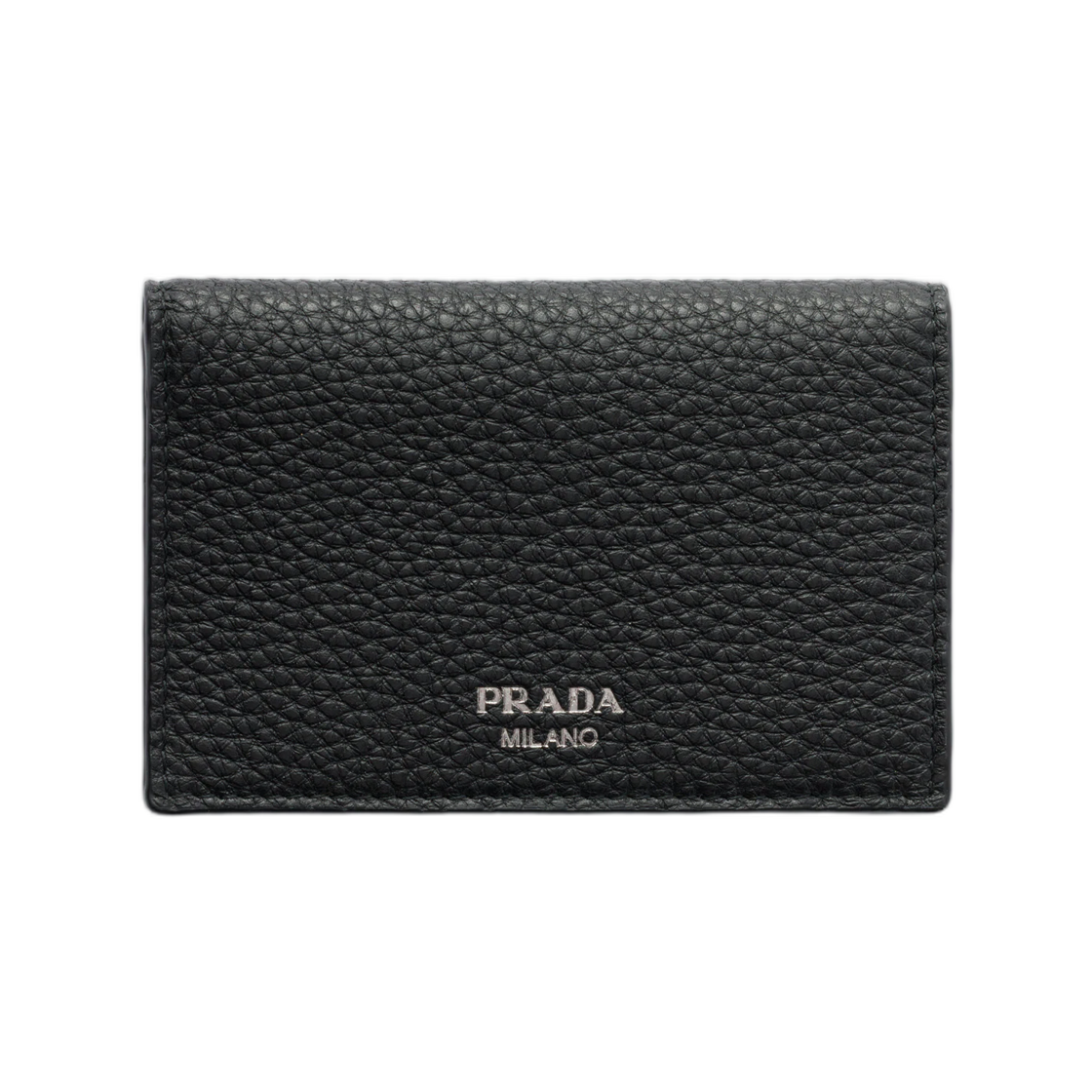 2MC101-2E9Z-F0002 Prada Leather Card Holder Black