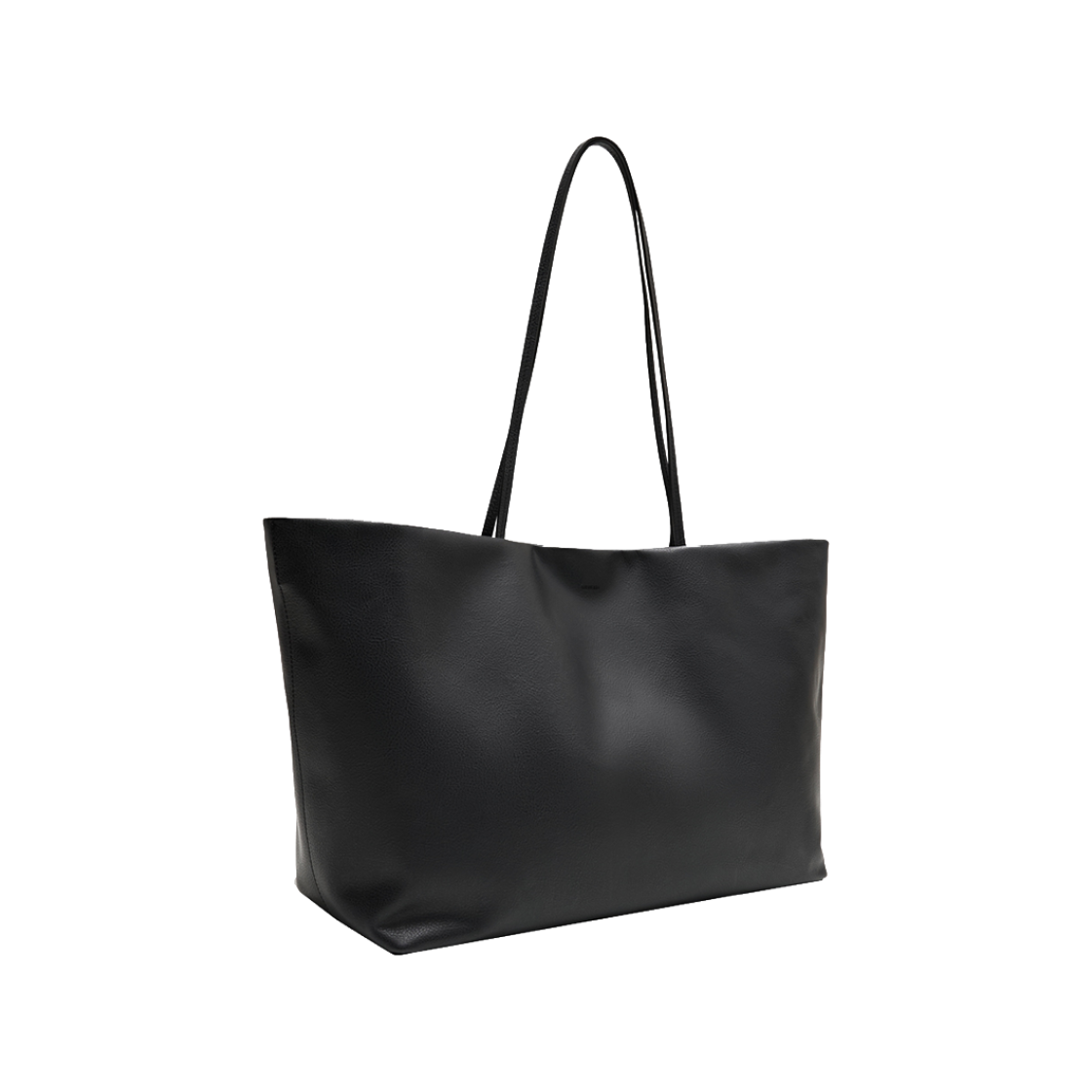 아모멘토 우먼 라지 레더 토트 백 블랙 - 26FW(Amomento Women Large Leather Tote Bag Black - 26FW) - 2