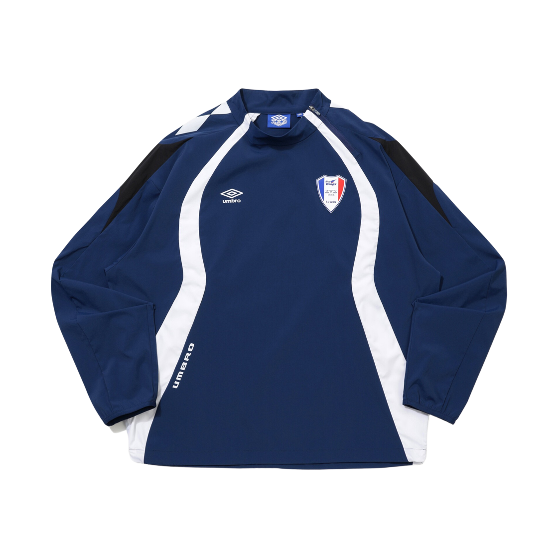 엄브로 수원 삼성 하이넥 레인탑 네이비 (논 마킹 버전)(Umbro Suwon Samsung High Neck Rain Top Navy (Non Marking Ver.))