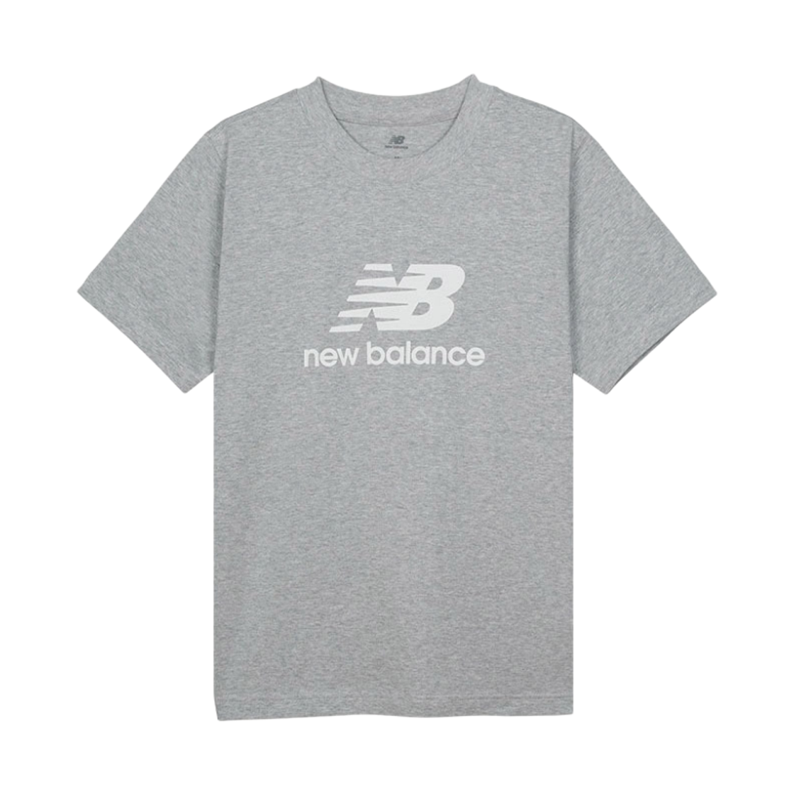 MT41502AG New Balance Sport Essentials Logo T-Shirt Athletic Grey White