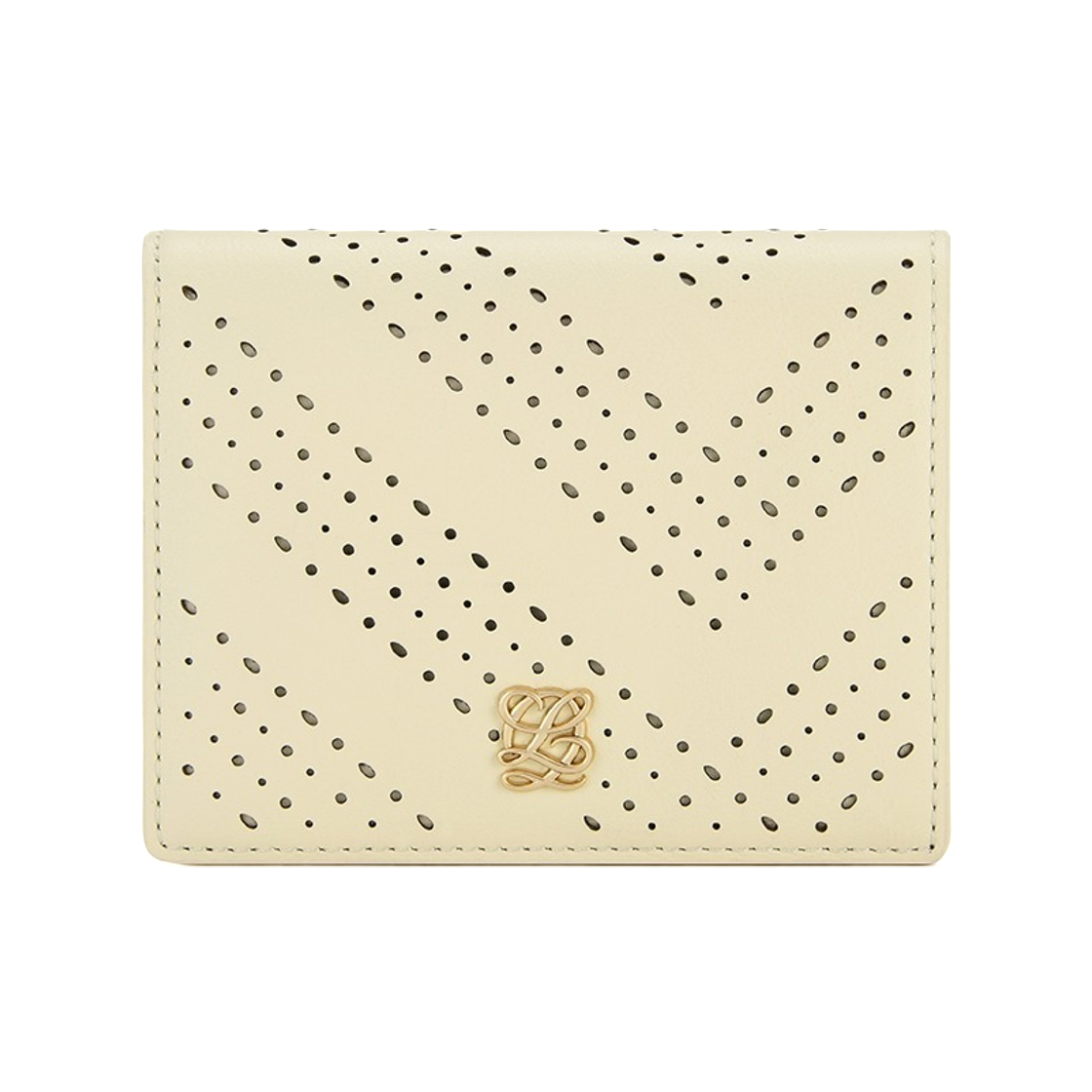 LVS61FM26FF7IV0171 Louis Quatorze L-Pattern Half Wallet Ivory