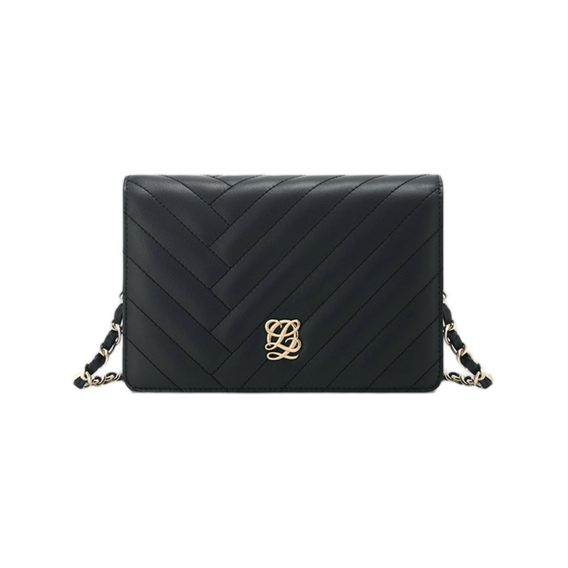 LVHP3QT06FA9BL0170 Louis Quatorze L-Quilting Mini Crossbody Bag Black