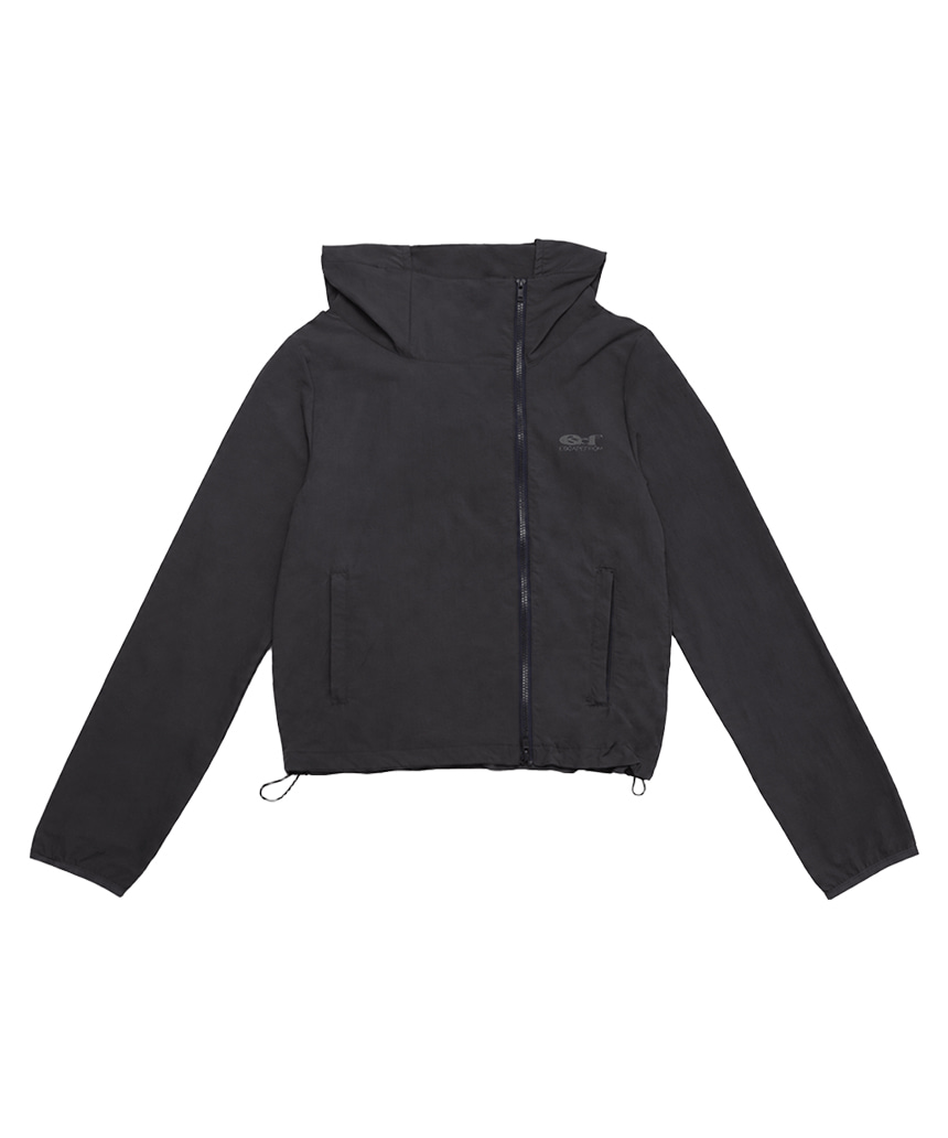 이스케이프프롬 ESCF 로고 포인트 하이넥 윈드 브레이커 화이트(Escapefrom ESCF Logo Point High Neck Windbreaker White) - 3