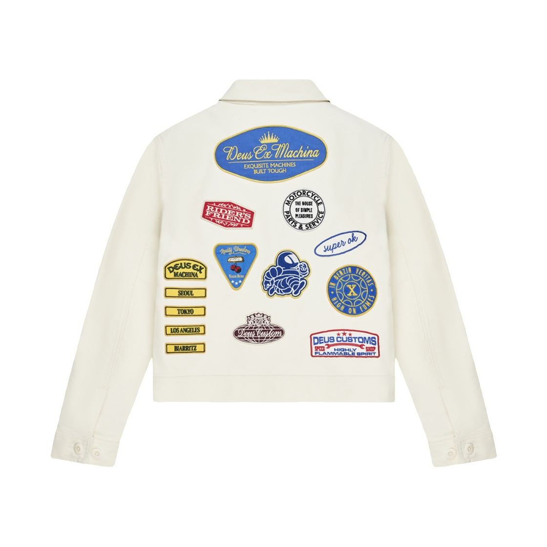 - (W) Deus Ex Machina Trophy Jacket Ivory
