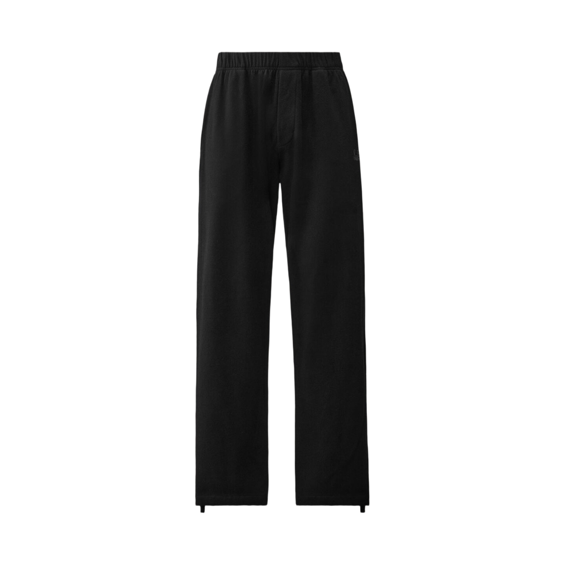 21CMSP244A110807W999 C.P. Company Wool Fleece Logo Sweatpants Black - 26FW