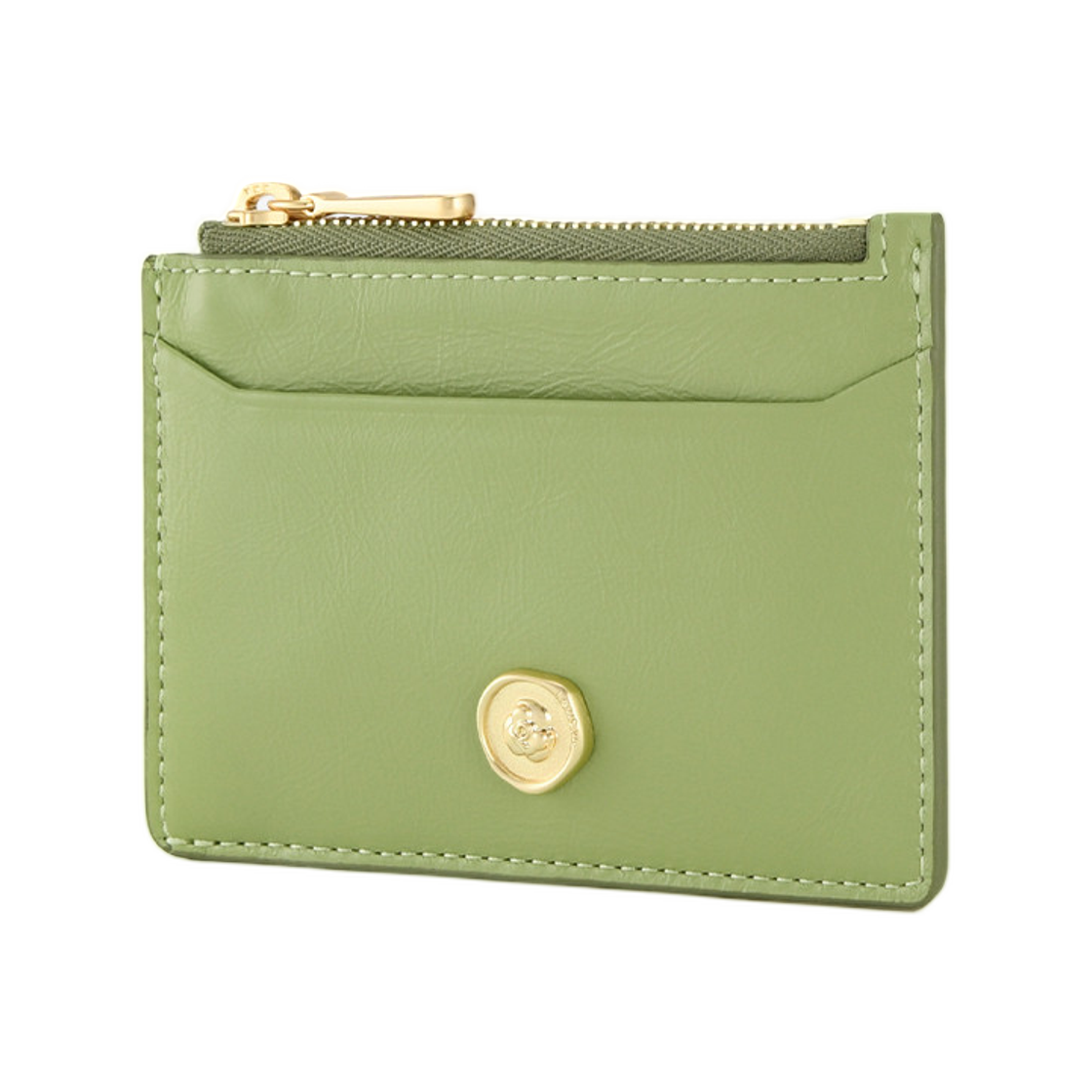 루이까또즈 빈티지 로즈 카드 홀더 그린(Louis Quatorze Vintage Rose Card Holder Green) - 2
