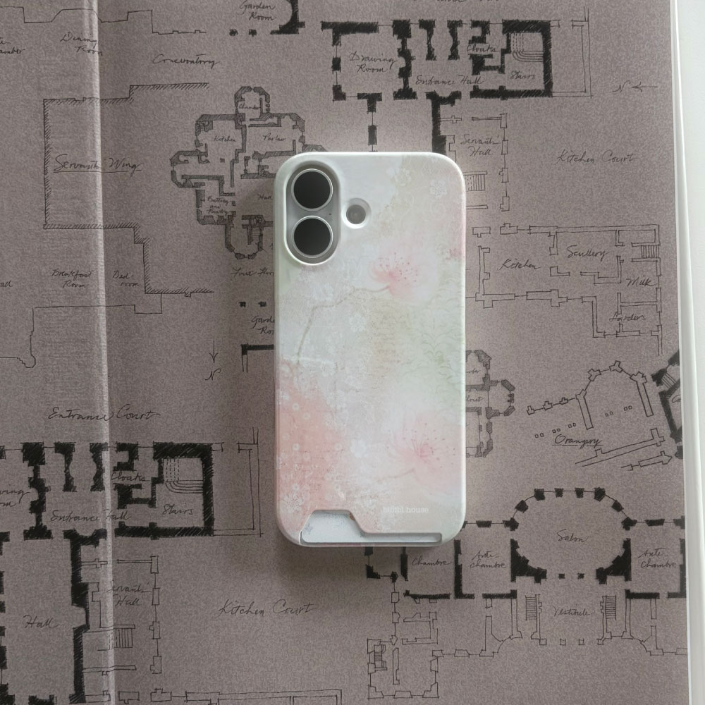 비비블 하우스 카드수납 드리미플라워 폰케이스(BIBIBL HOUSE Card Slot Dreamy Flower Phone Case) - 3