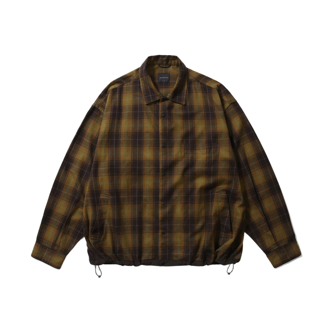 PMF026-03SH07 [AW26] moif Wide Drawstring Blouson / Pumpkin Orange