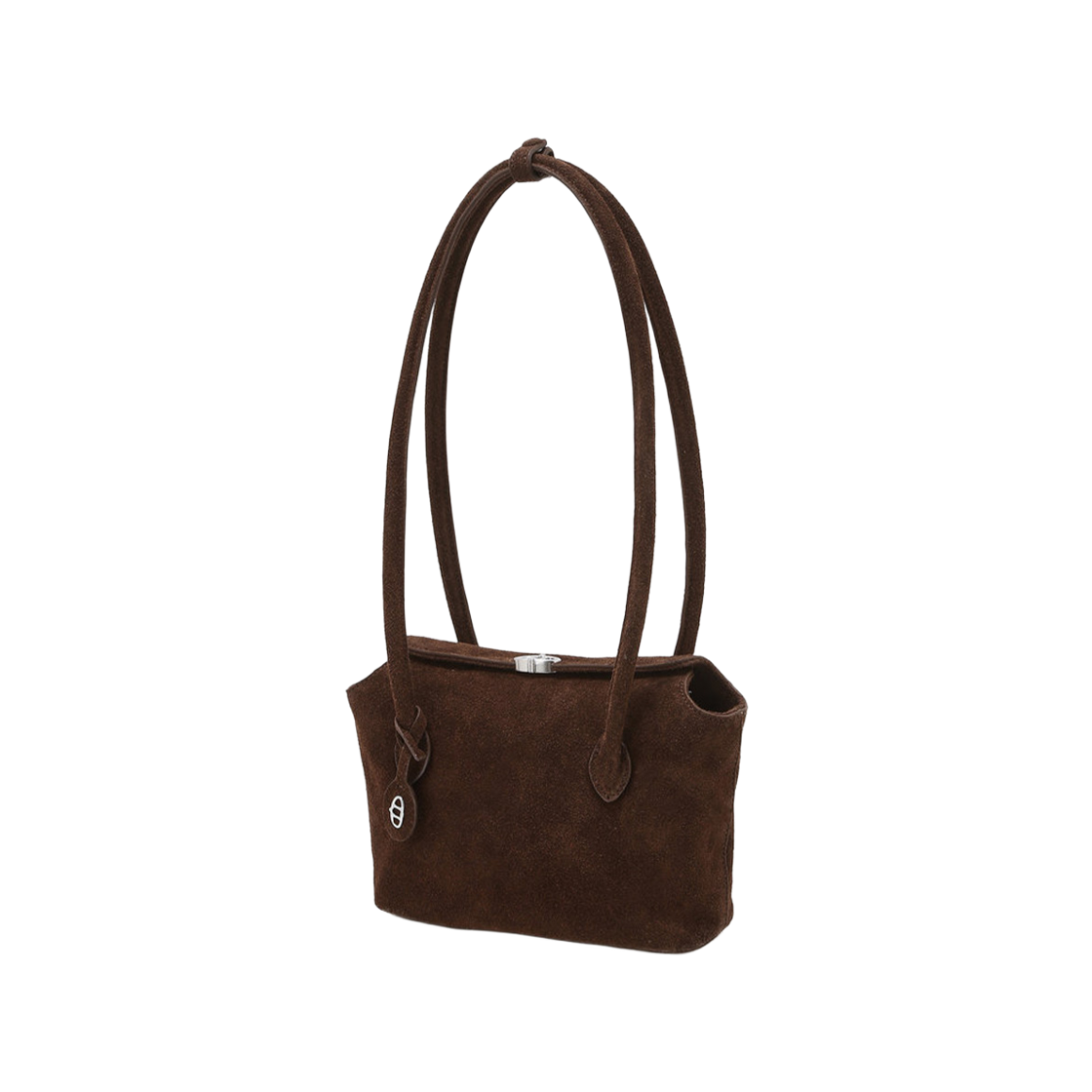 AABA6F341W3 Athe Vanessabruno Acc [Loulou] Chocolate Brown Suede Loulou Shoulder Bag S Dark Brown