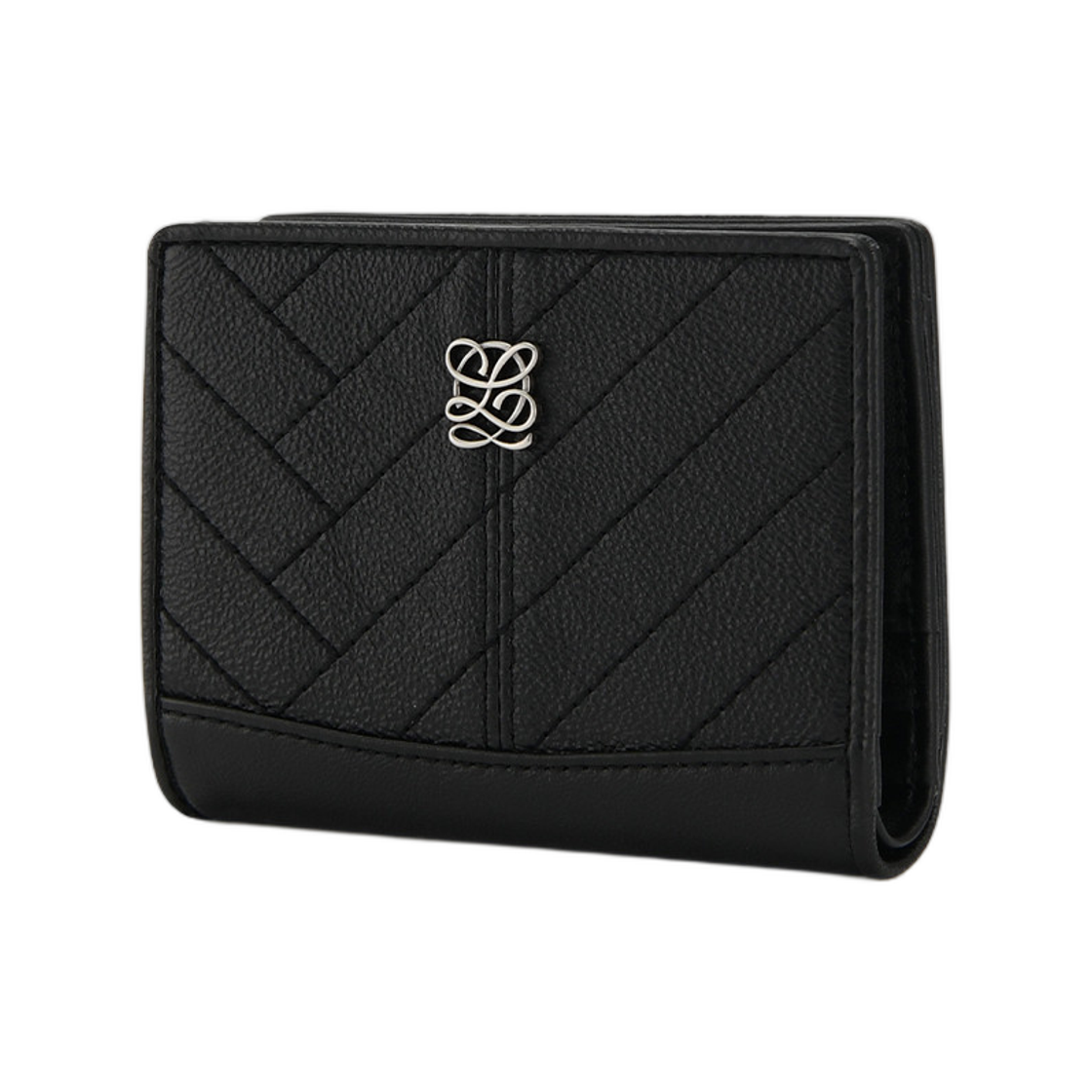 루이까또즈 엘퀄팅 컴팩트 월렛 블랙(Louis Quatorze L-Quilting Compact Wallet Black) - 2