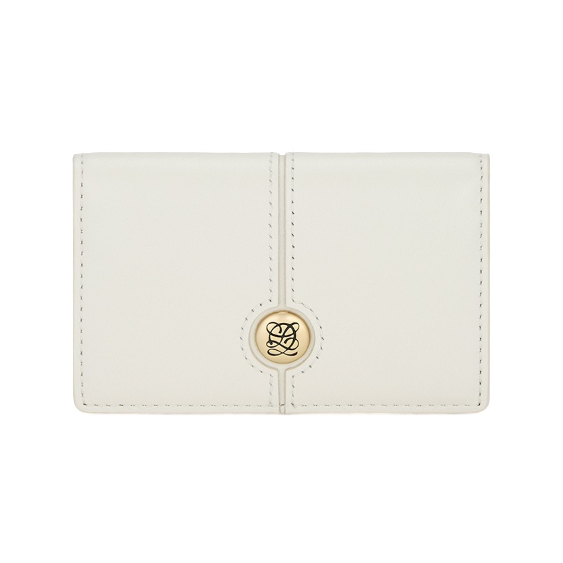 LVS61PB03FJ8IV0171 Louis Quatorze Barrate Card Holder Ivory
