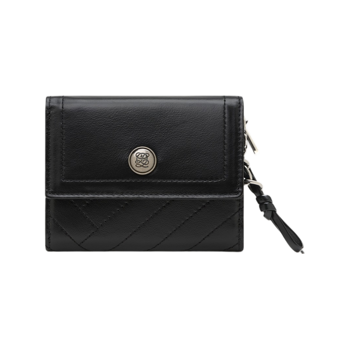 LLST3QT01FF4BL0171 Louis Quatorze L-Quilting Wallet Black
